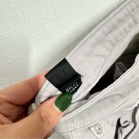 VINCE Dylan skinny jeans size 27 gray wash stretch denim - Picture 5 of 11